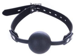 BDSMaster Simply Gag Ball Sling 40mm - stílusos gagszalag fekete színben