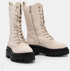 Calvin Klein Jeans bokacsizma FLATFORM LACE UP BOOT MG NB - bézs Női 40