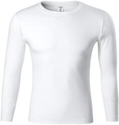 MALFINI Tricou cu mânecă lungă Progress LS - Albă | 3XL (P750018)