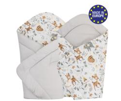 Bomimi Wrap puha kétoldalas ANIMALS, bézs