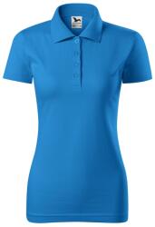 MALFINI Tricou polo femei Single J - Albastru deschis | L (2237015)