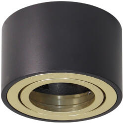 Lumileds Felületre szerelhető HALOGEN Spot mozgatható lámpatest AMAT-S INSERT kerek FEKETE-ARANY 52mm LUMILED (LEDOPRMIA142)