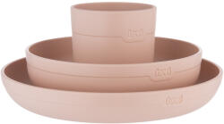  LOVI Tányér szett pohárral 3db N