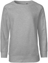 Neutral Hanorac din bumbac organic Fairtrade pentru copii - Sportiv gri | 104/110 (NE-O33001-1000278303)