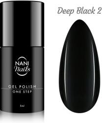 Naní One Step gél lakk 5 ml - Deep Black