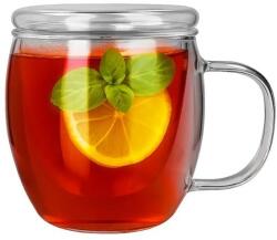 Altom Design Sagrado üvegbögre üveg szűrővel és üvegfedéllel - 500 ml (IMO-CHH-889-0109)