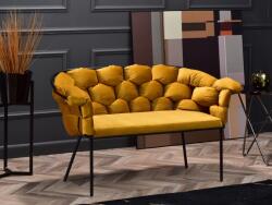 VOX bútor PILO fonott szalonkanapé, mézsárga