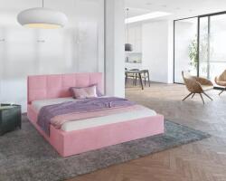 VOX bútor Corinna franciaágy 140x200 Paris Pink