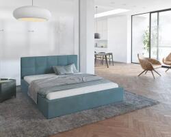 VOX bútor Corinna franciaágy 120x200 Paris Dark Blue