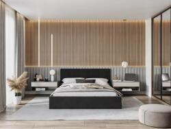 VOX bútor Corinna franciaágy 120x200 Trinity black