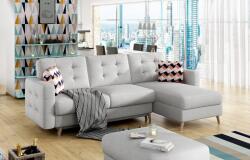 Vox bútor Scandi sarokkanapé, szürke melange Jobbos