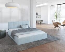 VOX bútor Corinna franciaágy 120x200 Paris Light Blus