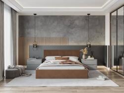 VOX bútor Corinna franciaágy 90x200 Trinity Brown