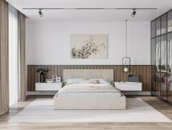 VOX bútor Corinna franciaágy 140x200 Trinity Cream