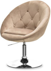 VOX bútor SALA 3 beige velúr forgó klubfotel