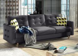 VOX bútor Scandi nyitható kanapé, grafit-melange