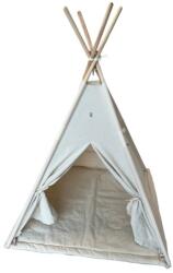 Teepee indián sátor- Krém színű