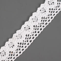 Takoy Pamut csipke 2, 8 cm fehér