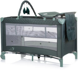 Chipolino Luna multifunkciós utazóágy - Pastel Green - aprotalpak
