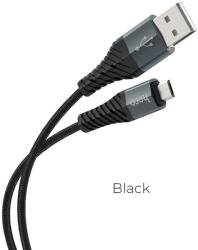 hoco. hoco. X38 MicroUSB kábel fekete-szürke (HC710543) (HC710543) (HC710543) (HC710543)