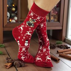 Aura Via Mikulásos-Karácsonyi macis FÉRFI zokni 43-46 102625