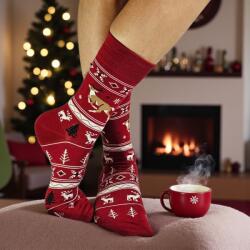 Aura Via Mikulásos-Karácsonyi rénszarvasos FÉRFI zokni 43-46 102616