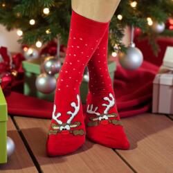 Aura Via Mikulásos-Karácsonyi Rudolfos FÉRFI zokni 43-46 102610