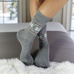 Aura Via Mikulásos-Karácsonyi norvég mintás FÉRFI zokni 39-42 102494