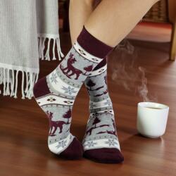 Aura Via Mikulásos-Karácsonyi rénszarvasos FÉRFI zokni 39-42 102481