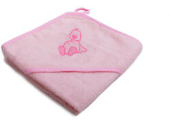 Vaganza Fürdőlepedő hímzett 110×110 - Rózsaszín/Pink/Kacsa (5999120506033)