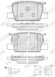FERODO Set placute frana FERODO FDB5635 (FDB5635)