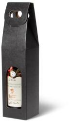  Cutie de carton pentru 1 sticla, negru (P2341)
