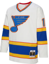 Mitchell & Ness St. Louis Blues hoki mez Brett Hull 1990 NHL White Jersey - XL (118513)