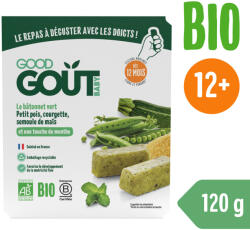 Good Gout BIO BLW Borsó és cukkini rudacskák (120 g) - mamasbaby