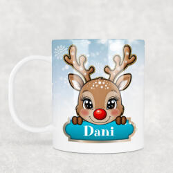 Csúcsajándék Névre szóló bögre - Szarvasfiú (CSW149826)