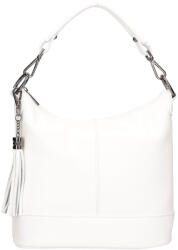 Italia Női bőr kézitáska Italia Silla - fehér