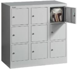  DULAP METALIC PASTRARE VALORI CU 9 COMPARTIMENTE MINI, 900x500x900 mm (LxlxH), FIRST (98115707) Dulap arhivare
