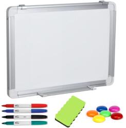  TABLA ALBA MAGNETICA 90x120 cm rama aluminiu, +Plus Office+CADOU! (Set 4 markere+burete+magneti) (98115689)