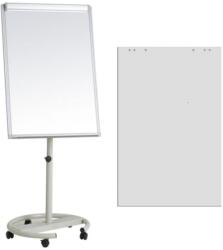  Flipchart magnetic mobil 70x100 cm cu brate laterale +Plus Office + hartie flipchart (98115699)