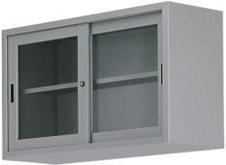  DULAP METALIC CU USI CULISANTE DE STICLA 1 RAFT, 1200x450x900 mm (LxlxH), 45 kg/polita, Italia (61003895) Dulap arhivare