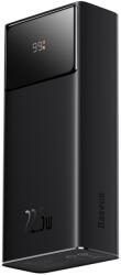 Baseus EnerFill FP41 30000mAh 22.5W-os Power Bank Baseus Simple USB-A - USB-C 3A 30cm-es kábellel - Fekete