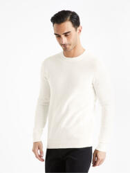 Celio Кремав мъжки основен пуловер Celio Bepic Celio | Byal | МЪЖЕ | XXL