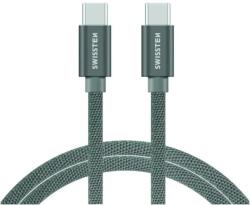 SWISSTEN Cablu Date Swissten Textil Usb-C to Usb-C 2M Argintiu