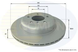 COMLINE Brzdový kotúč COMLINE ADC1782V (ADC1782V)