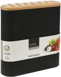 Excellent Houseware Suport pentru cutite EH negru 23x8x23.5 cm