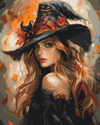 Figured Art Set pictura pe numere, cu sasiu, Frumoasa vrajitoare, 40x50 cm (FA10500-Y)