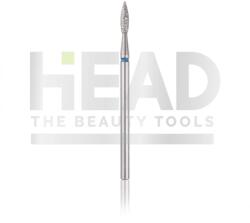 HEAD Capăt freză Diamantat - Flacără, Albastru Ascutit, 2, 1 mm