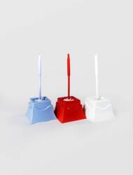 Sterk Plast Perie pentru toaleta cu suport LUX, STERK din plastic, 23cm X 11cm diverse culori (GM2003)
