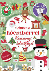  Színezz a hóemberrel - karácsonyi kifestőfüzet - azorka