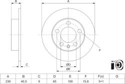 Bosch Disc frana BOSCH 0 986 479 K55 (0 986 479 K55) - fixbox